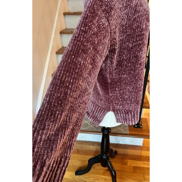 Cozy Super Soft Chenille Sweater rose/mauve (Jones New York) Women's XL - Picture 7 of 7